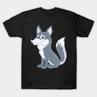 Cartoon Wolf Classic T-Shirt